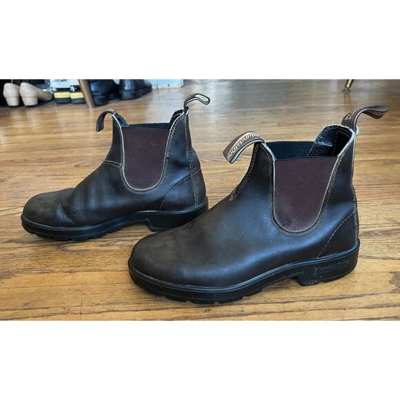 Blundstone Brown Pull Up Chelsea Boots  Women's Size 6.5 - Picture 8 of 11